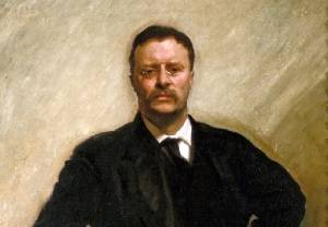 Теодор Рузвельт (Официальный портрет работы Джона Сингера Сарджента, 1903, Белый дом США, whitehouse.gov, )