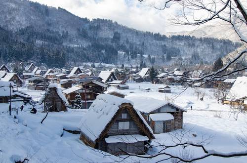 Зима, деревня