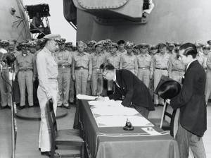 Подписан Акт о безоговорочной капитуляции Японии — день завершения Второй мировой войны