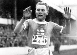 Пааво Нурми на летних Олимпийских играх 1920 года (Фото неизвестного автора, finland.fi, )