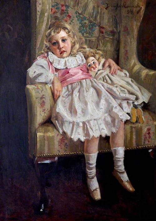 Портрет Агаты Миллер (1894) работа Дугласа Джона Коннаха