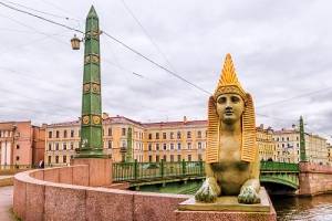 В Санкт-Петербурге на Фонтанке состоялось открытие Египетского моста
