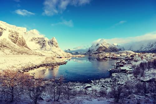 Зима в Норвегии