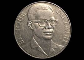 Жозеф-Дезире Мобуту (Портрет на монете Республики Заир, 1975, www.cachecoins.org, )