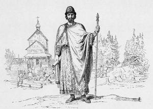 Юрий Долгорукий (Портрет работы В.П. Верещагина, альбом «История Государства Российского в изображениях державных его правителей с кратким пояснительным текстом», 1896, )