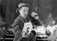Лидия Видеман на Олимпийский играх 1952 года (Фото: Suomen Urheilumuseo, www.urheilumuseo.fi, )