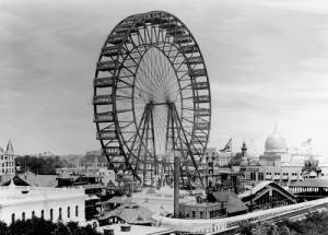 Посетители Всемирной выставки в Чикаго впервые в истории прокатились на колесе обозрения