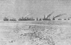 Начался Ледовый поход Балтийского флота
