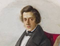 Фридерик Шопен (Портрет работы М. Водзинской, 1835, Национальный музей в Варшаве, )