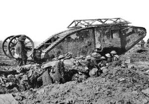 Произошла первая в истории мировых войн танковая атака