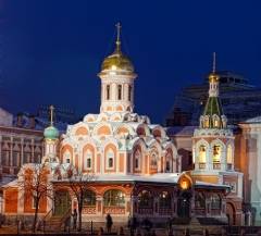 В Москве на Красной площади открыт восстановленный Казанский собор