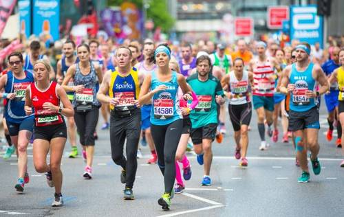 Ежегодный марафон в Лондоне