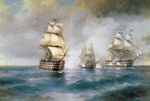 Русские моряки одержали победу в сражении у Босфора