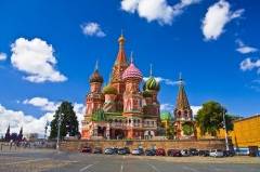 На Красной Площади в Москве освящен Покровский собор, известный также как Храм Василия Блаженного
