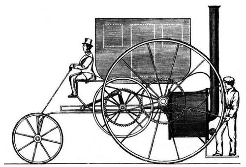 Ричард Тревитик продемонстрировал первый паровой автомобиль