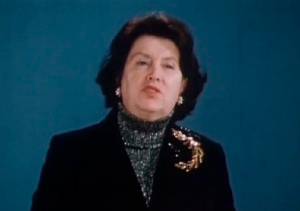 Наталия Ильинична Сац (Фото: кадр из фильма-спектакля «Петя и волк», 1976)