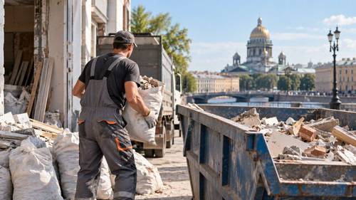 Сколько стоит вывоз строительного мусора в СПб: топ-6 компаний с ценами за куб
