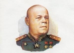 Павел Семенович Рыбалко (Портрет на конверте Почты СССР, 1984, )