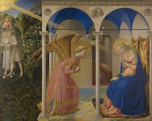 «Благовещение», Фра Беато Анжелико, 1430—1432, Прадо
