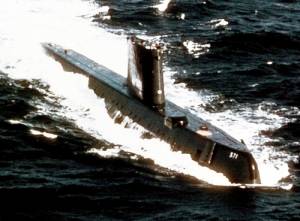 На воду спущена первая в мире атомная подводная лодка